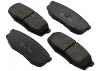 Juego de pastillas de freno 37702 ABS