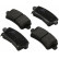 Juego de pastillas de freno 37729 ABS