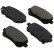 Juego de pastillas de freno 37733 ABS