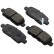 Juego de pastillas de freno 37745 ABS