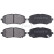 Juego de pastillas de freno 37763 ABS, Miniatura 3