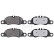 Juego de pastillas de freno 37782 ABS, Miniatura 2