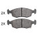Juego de pastillas de freno 37917 ABS