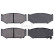 Juego de pastillas de freno 37919 ABS, Miniatura 2