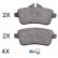 Juego de pastillas de freno 37940 ABS