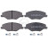 Juego de pastillas de freno 37957 ABS, Miniatura 2