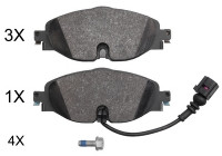 Juego de pastillas de freno 37958 ABS