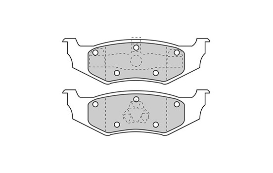 Juego de pastillas de freno 38641 ABS, Imagen 3