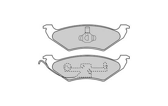 Juego de pastillas de freno 38715 ABS, Imagen 2