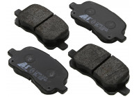 Juego de pastillas de freno 38741 ABS
