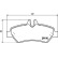 Juego de pastillas de freno 8DB 355 005-351 Hella, Miniatura 4