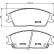 Juego de pastillas de freno 8DB 355 006-271 Hella, Miniatura 4