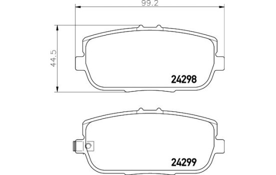 Juego de pastillas de freno 8DB 355 006-781 Hella, Imagen 4
