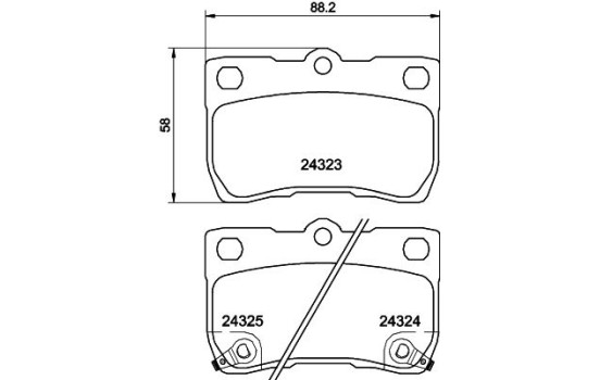 Juego de pastillas de freno 8DB 355 006-971 Hella, Imagen 4
