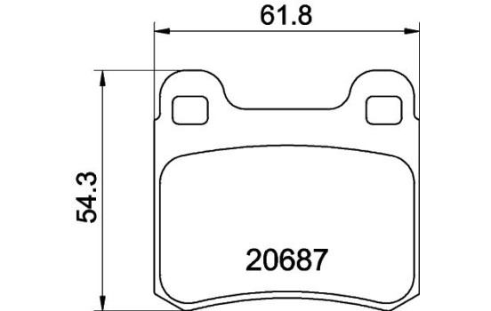 Juego de pastillas de freno 8DB 355 007-321 Hella, Imagen 4