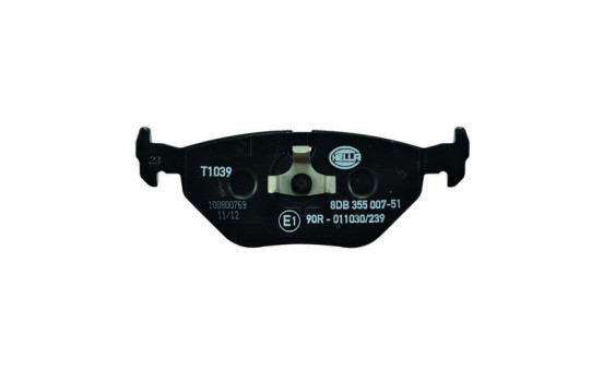 Juego de pastillas de freno 8DB 355 007-511 Hella, Imagen 2