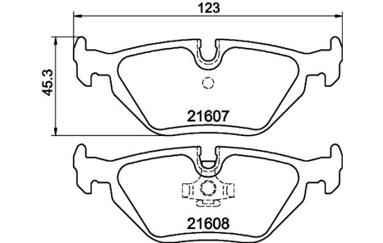 Juego de pastillas de freno 8DB 355 007-511 Hella, Imagen 4