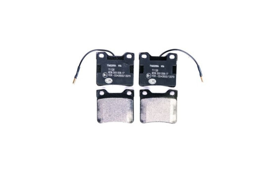 Juego de pastillas de freno 8DB 355 008-171 Hella