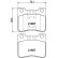 Juego de pastillas de freno 8DB 355 008-301 Hella, Miniatura 4