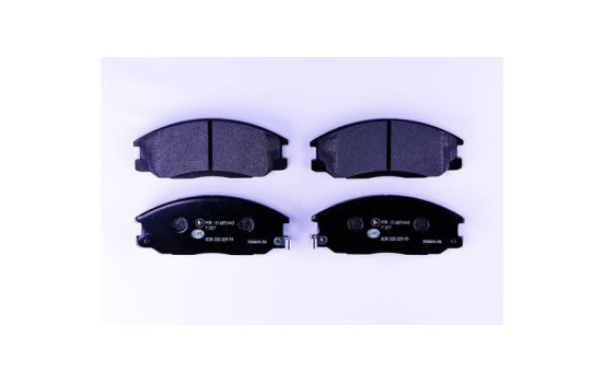 Juego de pastillas de freno 8DB 355 009-991 Hella