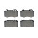 Juego de pastillas de freno 8DB 355 010-101 Hella, Miniatura 3