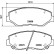 Juego de pastillas de freno 8DB 355 010-231 Hella, Miniatura 4