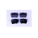 Juego de pastillas de freno 8DB 355 010-521 Hella