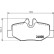 Juego de pastillas de freno 8DB 355 010-661 Hella, Miniatura 4