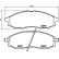 Juego de pastillas de freno 8DB 355 010-671 Hella, Miniatura 4