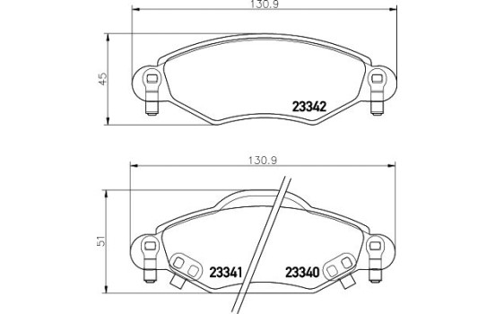 Juego de pastillas de freno 8DB 355 010-791 Hella, Imagen 7