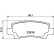 Juego de pastillas de freno 8DB 355 010-841 Hella, Miniatura 4