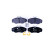 Juego de pastillas de freno 8DB 355 011-091 Hella