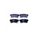 Juego de pastillas de freno 8DB 355 011-151 Hella