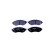 Juego de pastillas de freno 8DB 355 011-251 Hella