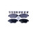 Juego de pastillas de freno 8DB 355 011-331 Hella