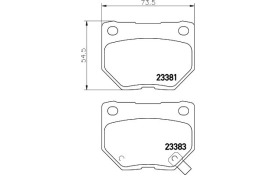 Juego de pastillas de freno 8DB 355 011-601 Hella, Imagen 4