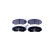 Juego de pastillas de freno 8DB 355 012-351 Hella