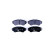 Juego de pastillas de freno 8DB 355 012-381 Hella