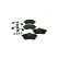 Juego de pastillas de freno 8DB 355 012-601 Hella