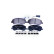 Juego de pastillas de freno 8DB 355 012-761 Hella