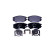 Juego de pastillas de freno 8DB 355 013-041 Hella