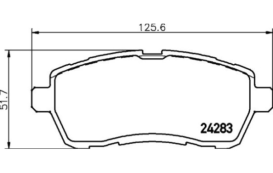 Juego de pastillas de freno 8DB 355 013-211 Hella, Imagen 4