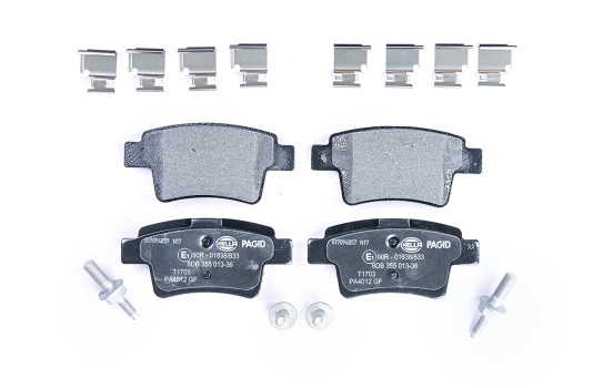 Juego de pastillas de freno 8DB 355 013-361 Hella