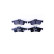 Juego de pastillas de freno 8DB 355 013-461 Hella