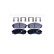 Juego de pastillas de freno 8DB 355 013-541 Hella