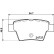 Juego de pastillas de freno 8DB 355 013-851 Hella, Miniatura 4
