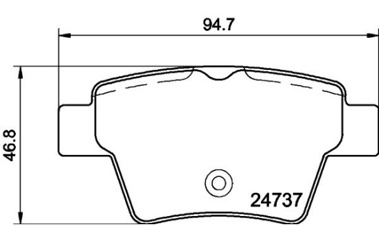 Juego de pastillas de freno 8DB 355 013-851 Hella, Imagen 4