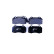 Juego de pastillas de freno 8DB 355 014-061 Hella