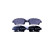 Juego de pastillas de freno 8DB 355 014-601 Hella
