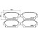 Juego de pastillas de freno 8DB 355 014-601 Hella, Miniatura 4
